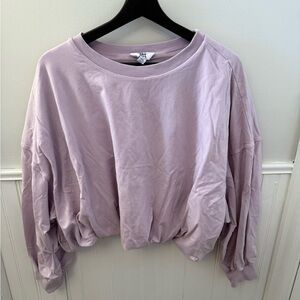 Joylab Washed Jersey Bubble Hem Top